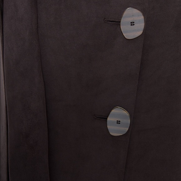 Zara buttoned faux suede skirt - Picture 7 of 8